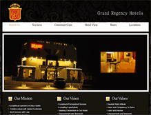 Tablet Screenshot of grandregencyhotels.com